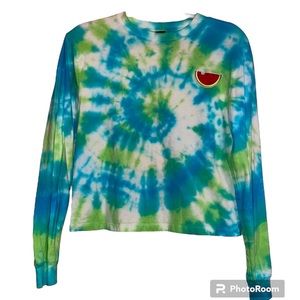 Wild fable, long sleeve, tie-dye T shirt size S